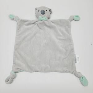 Stephen Joseph Hobby Lobby Lovey Security Blanket Aqua Grey Knots Koala Baby